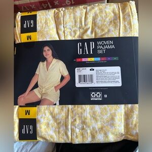 GAP Floral Yellow Pajama Set